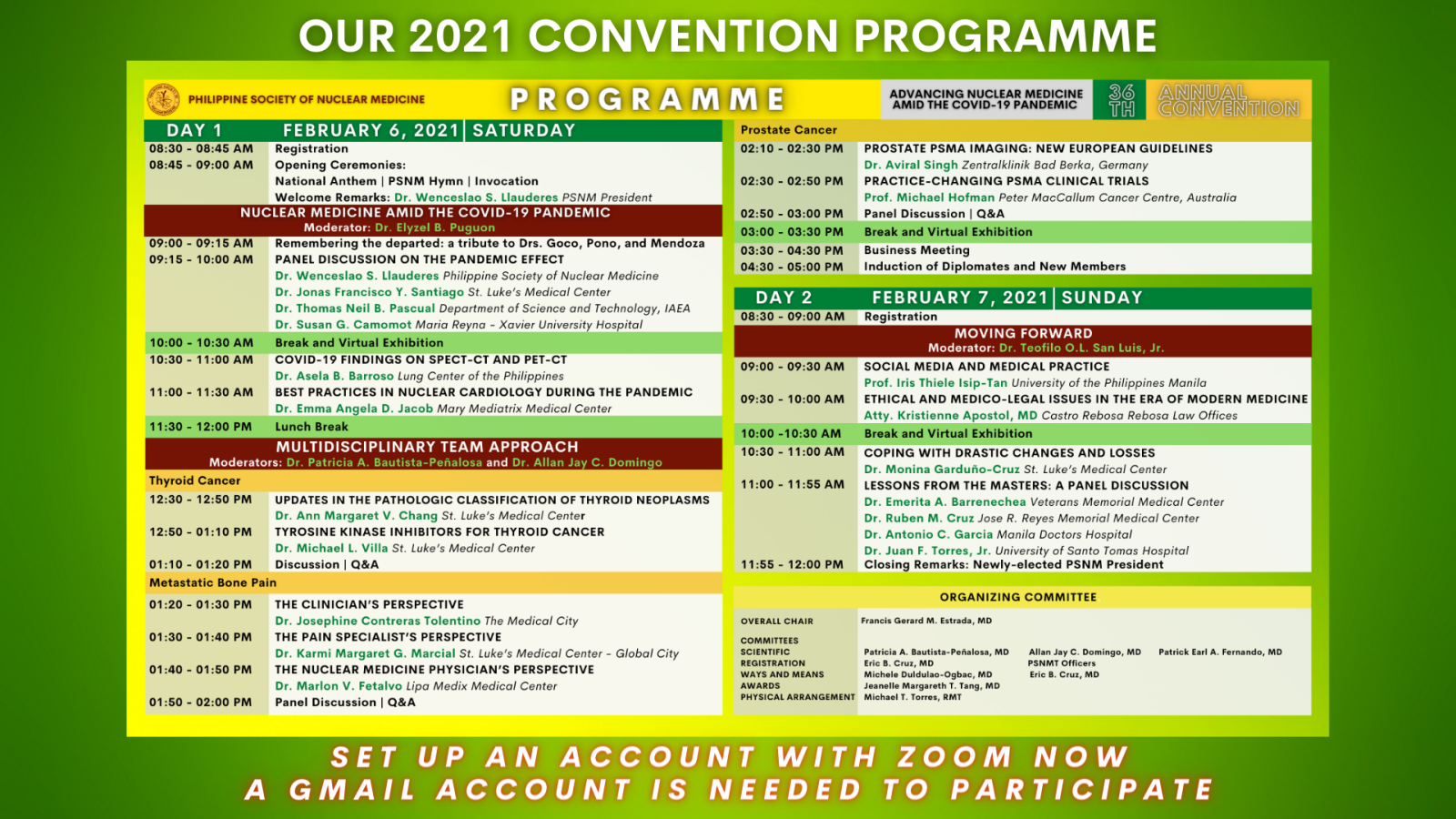 2021 Convention Programme Philippine Society Of Nuclear Medicine